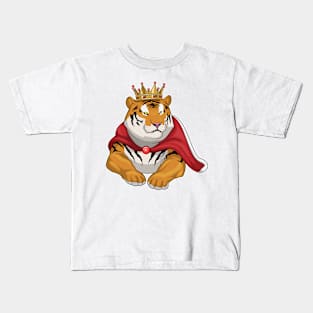 Tiger King Crown Kids T-Shirt